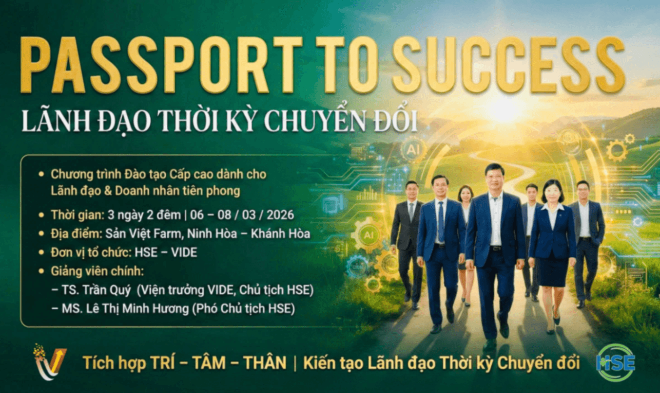 PASSPORT TO SUCCESS – LÃNH ĐẠO THỜI KỲ CHUYỂN ĐỔI
