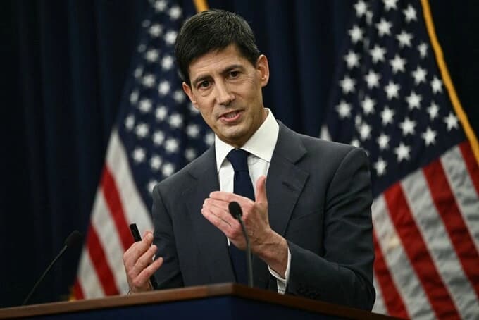 Chủ tịch Fed Kevin Warsh trong cuộc họp báo ngày 17/6/2026 tại Washington (Mỹ). Ảnh: AFP