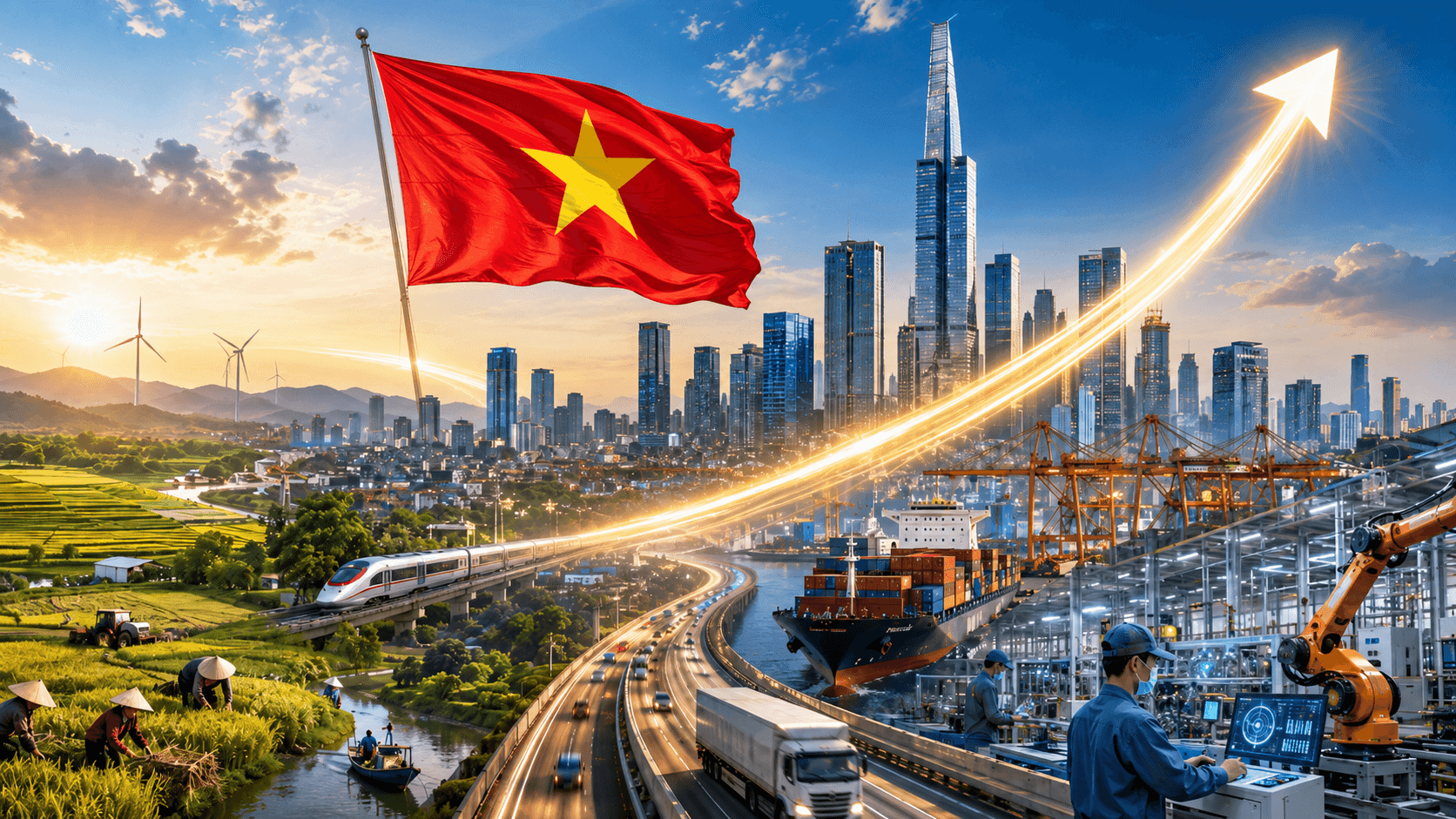 Việt Nam đã làm thế giới ngạc nhiên, khi từ một nền kinh tế lạc hậu đã vươn lên trở thành một nền kinh tế với tốc độ phát triển mạnh mẽ. Ảnh: Nguoiquansat.vn