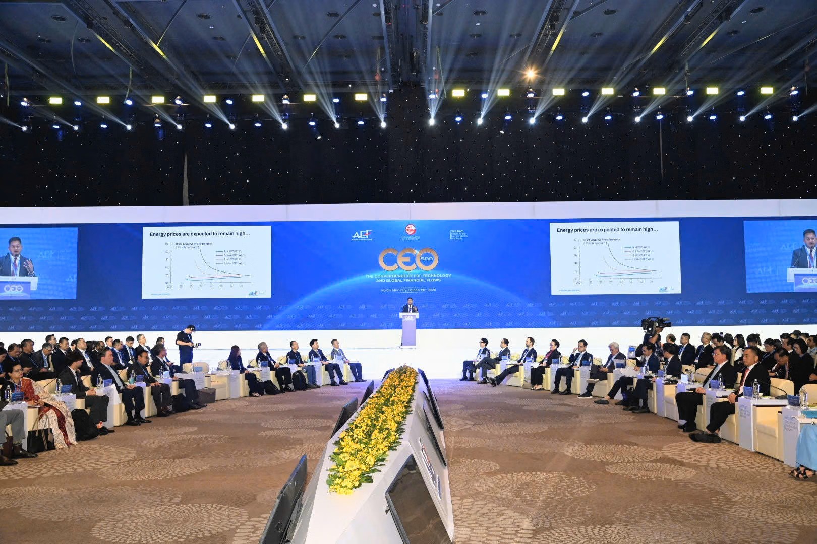 Diễn đàn Kinh tế Mùa thu 2026 có 1.800 đại biểu đăng ký tham dự, cùng 250 diễn giả trong nước và quốc tế đến từ 60 quốc gia và vùng lãnh thổ. Ảnh: Báo Đại đoàn kết