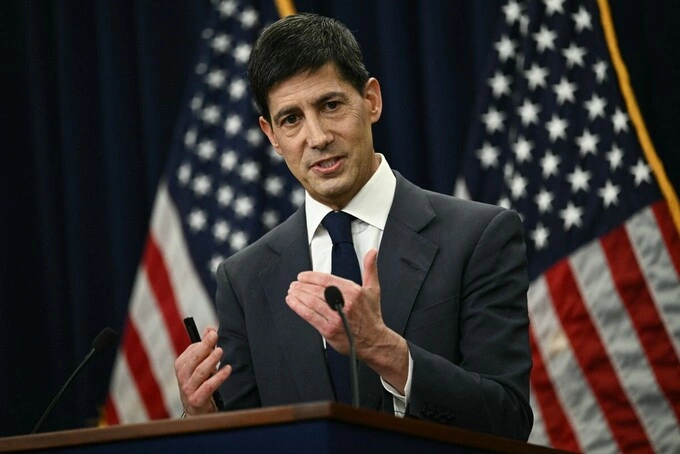 Chủ tịch Fed Kevin Warsh trong cuộc họp báo ngày 17/6/2026 tại Washington (Mỹ). Ảnh: AFP